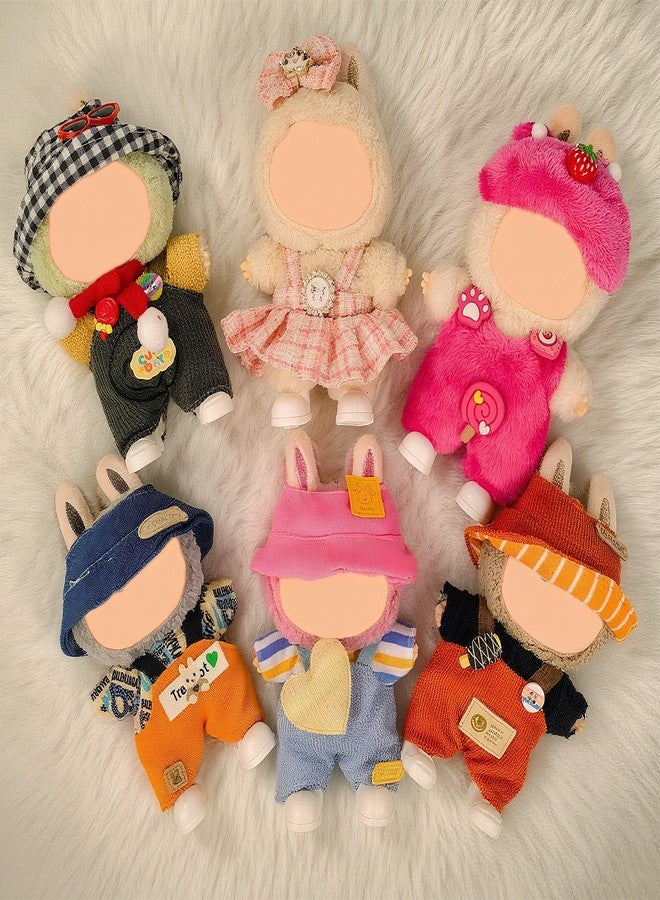 ibayda Total 6 Sets Various Style Cute Doll Clothes Accessories for 17cm Dolls - Soft & Stylish Costume Accessories (Doll Not Icluded) - Image 5